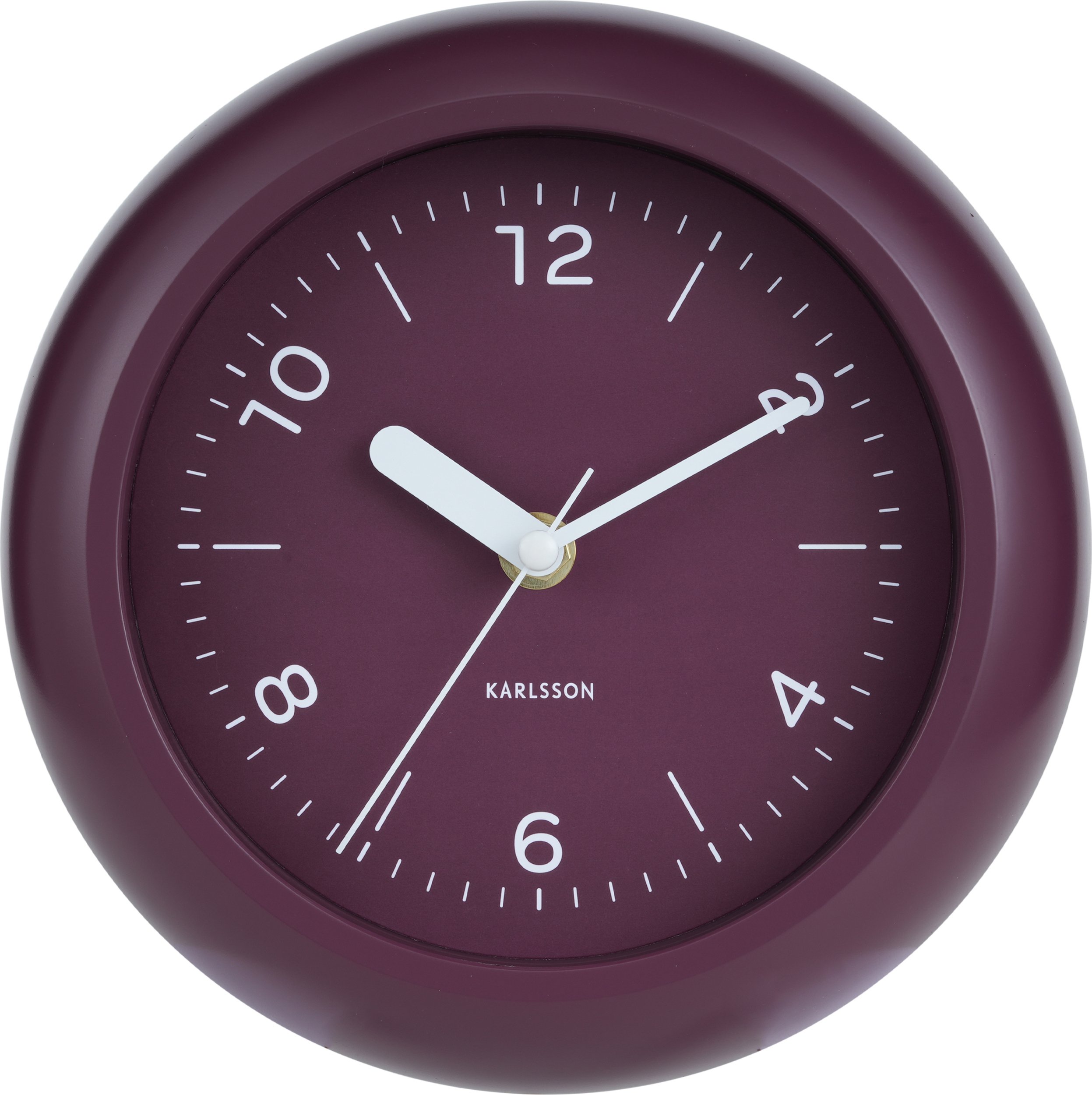 Zegar ścienny Slope ciemny fiolet