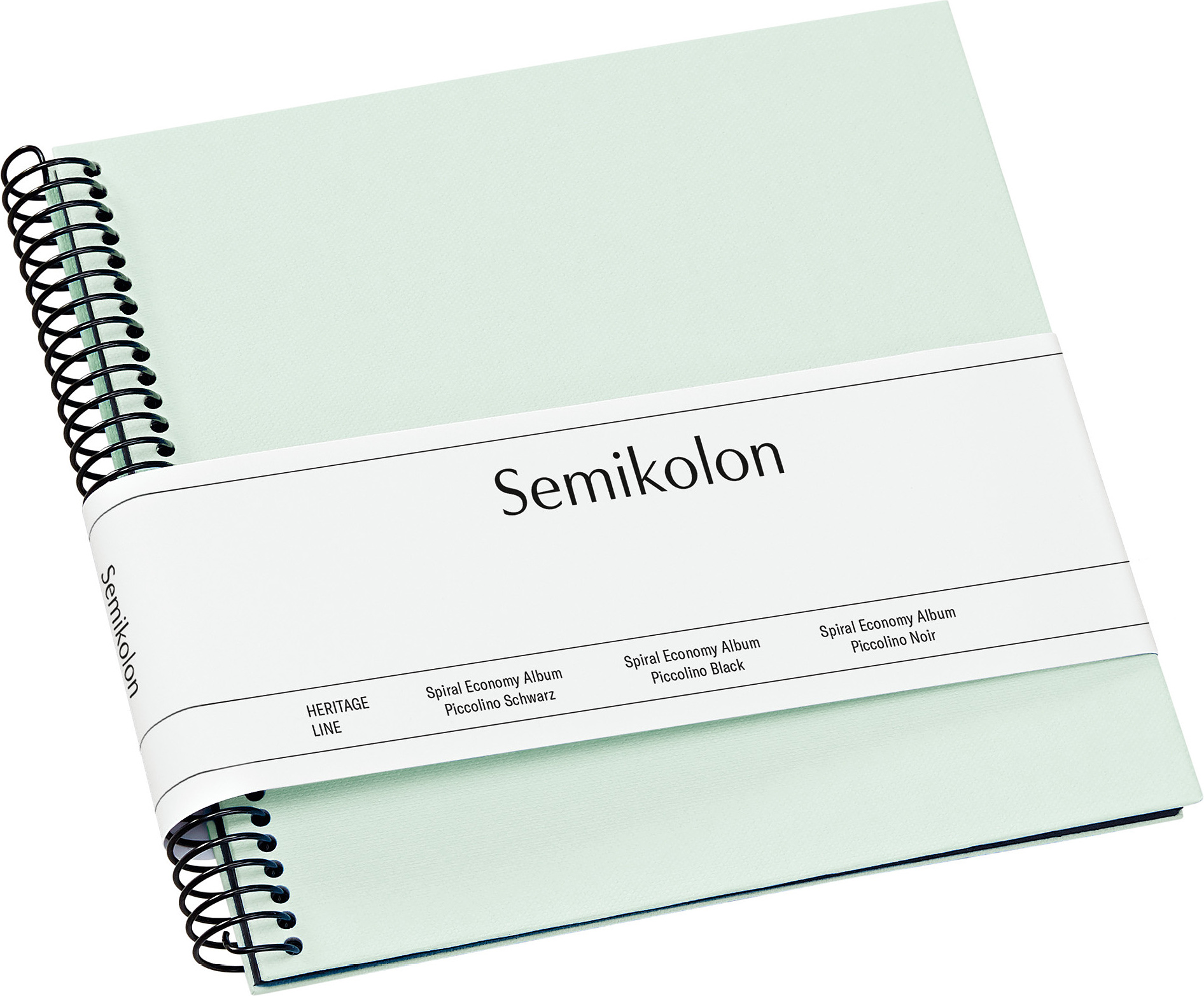 Album na zdjęcia Uni Economy mały miętowy z czarnymi kartami