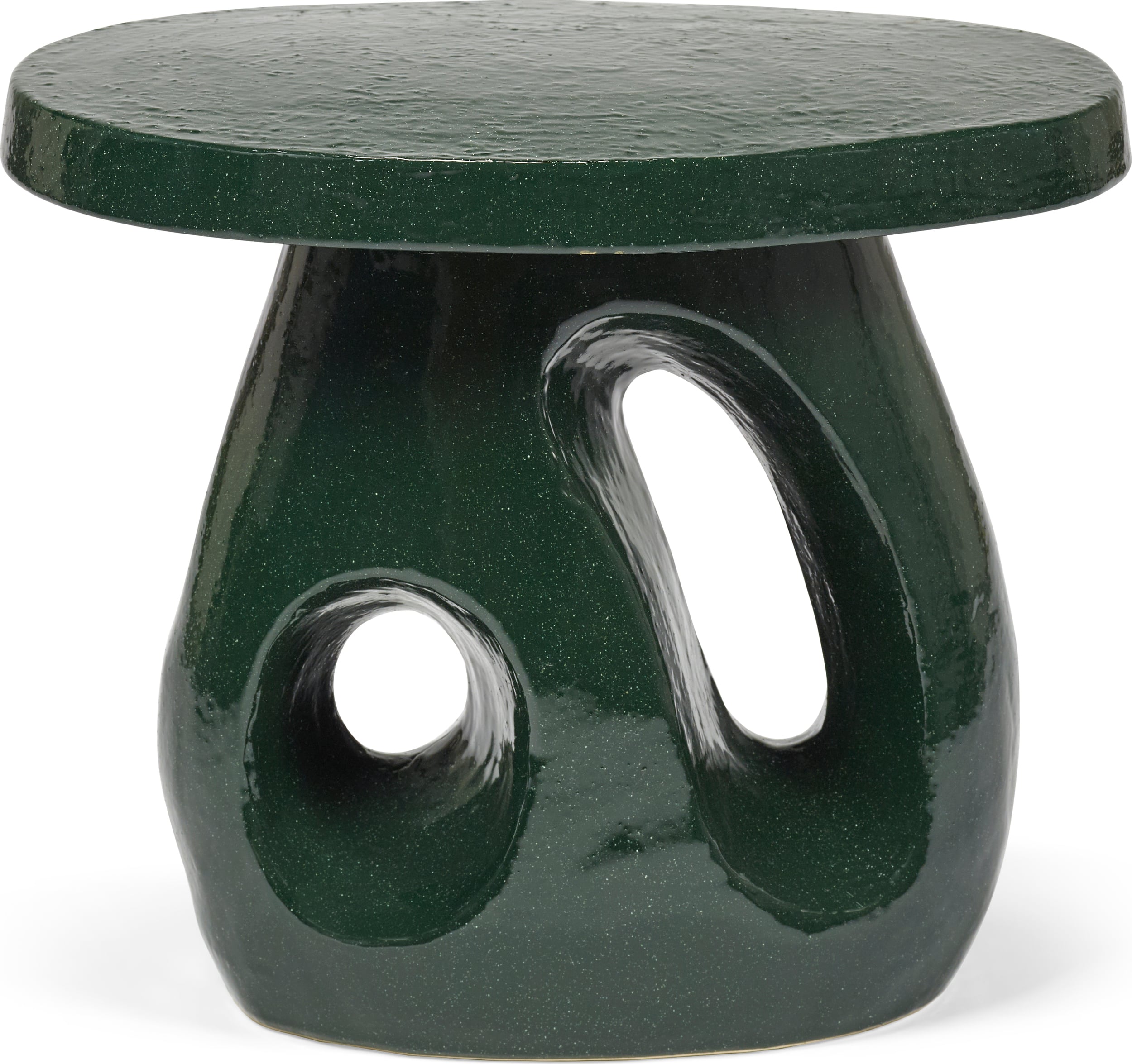 Stolik boczny Amé 45 cm ciemnozielony
