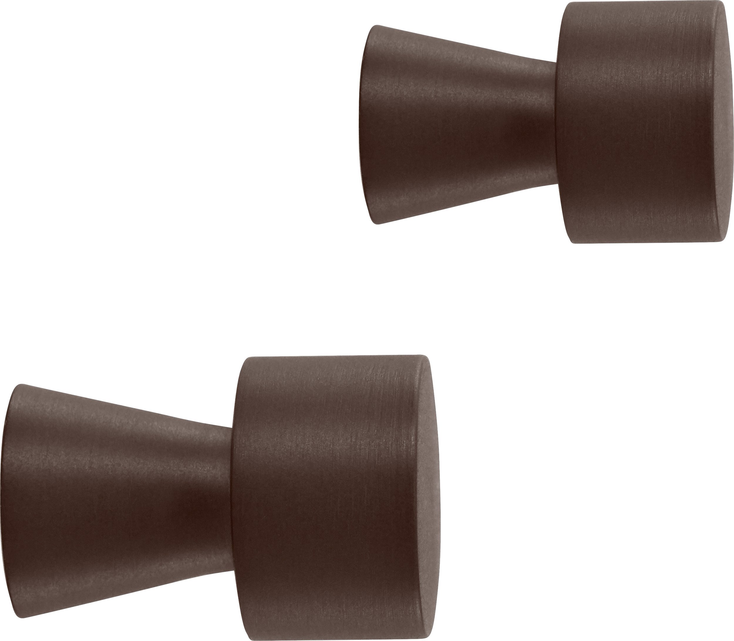 Haczyki ścienne Pin brązowe 2 szt.