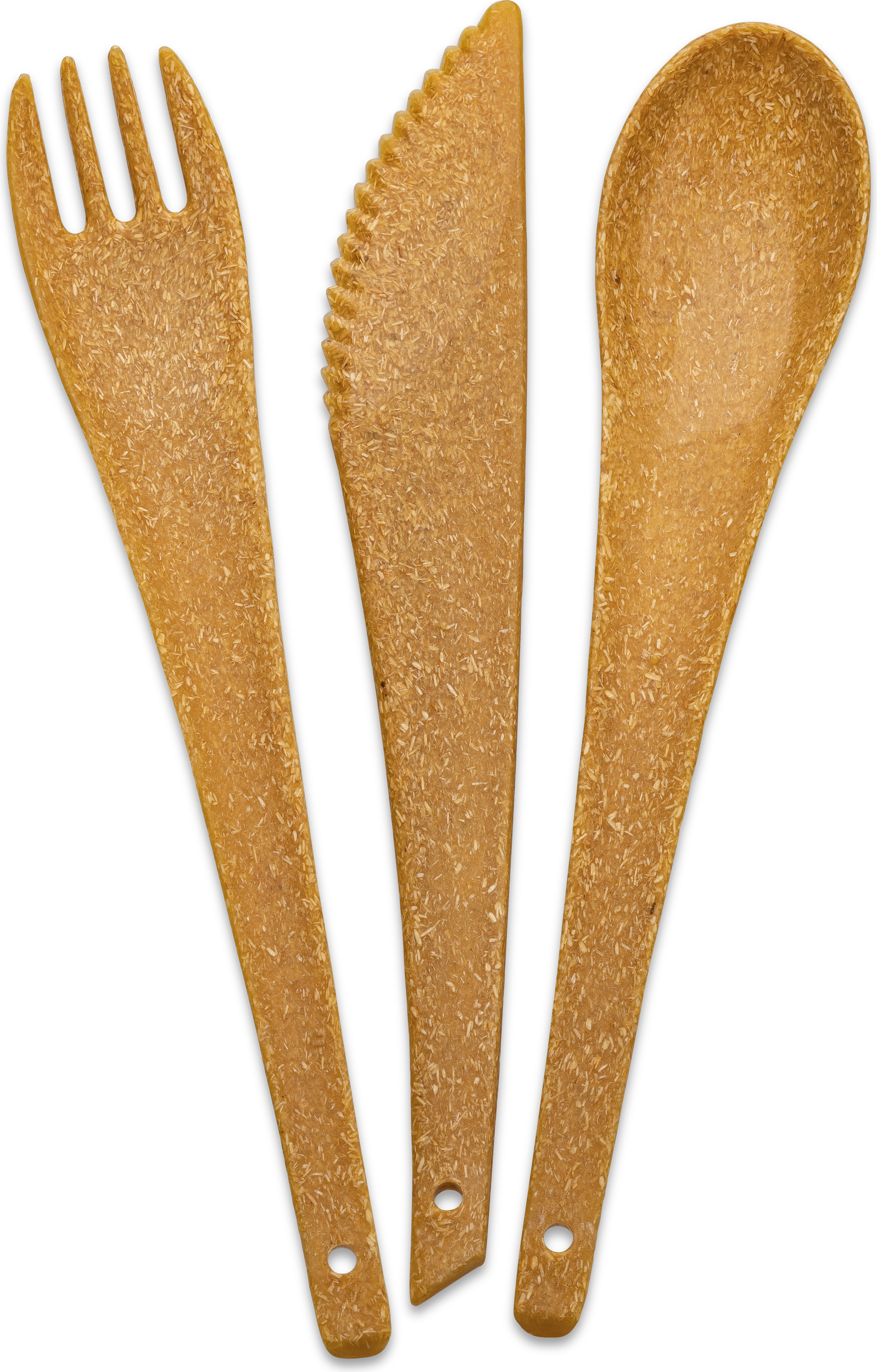 Sztućce Rio Organic Nature w kolorze drewna 3 el.