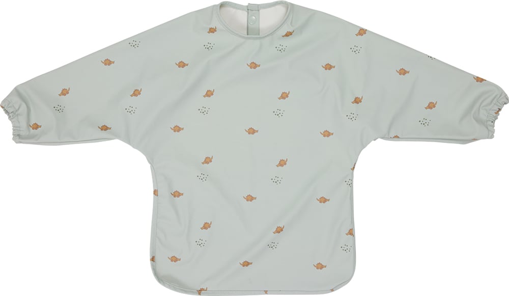 Śliniak z rękawami Dino 32,5 x 45 cm zielony