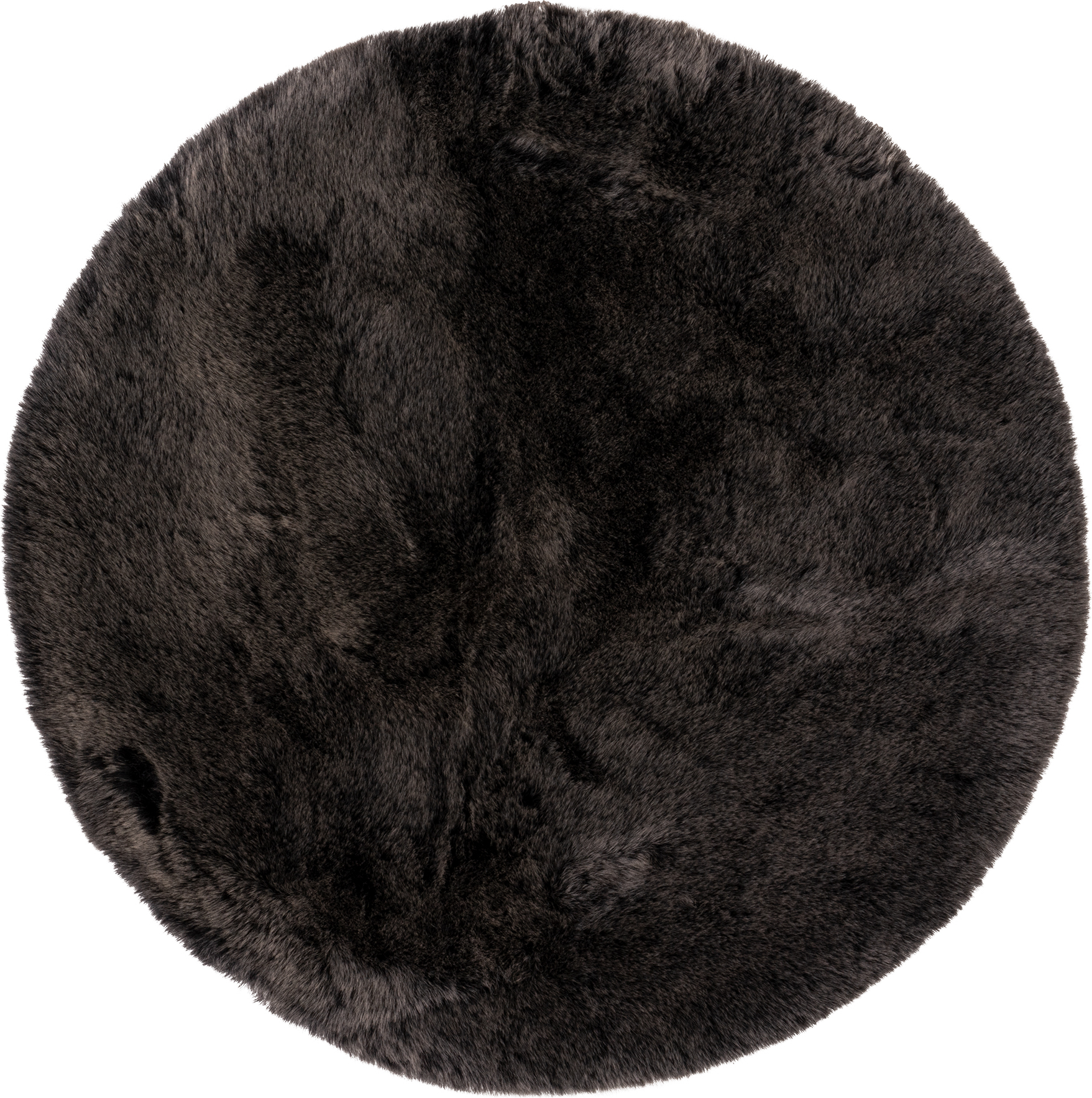 Dywan Samba okrągły 80 cm antracytowy