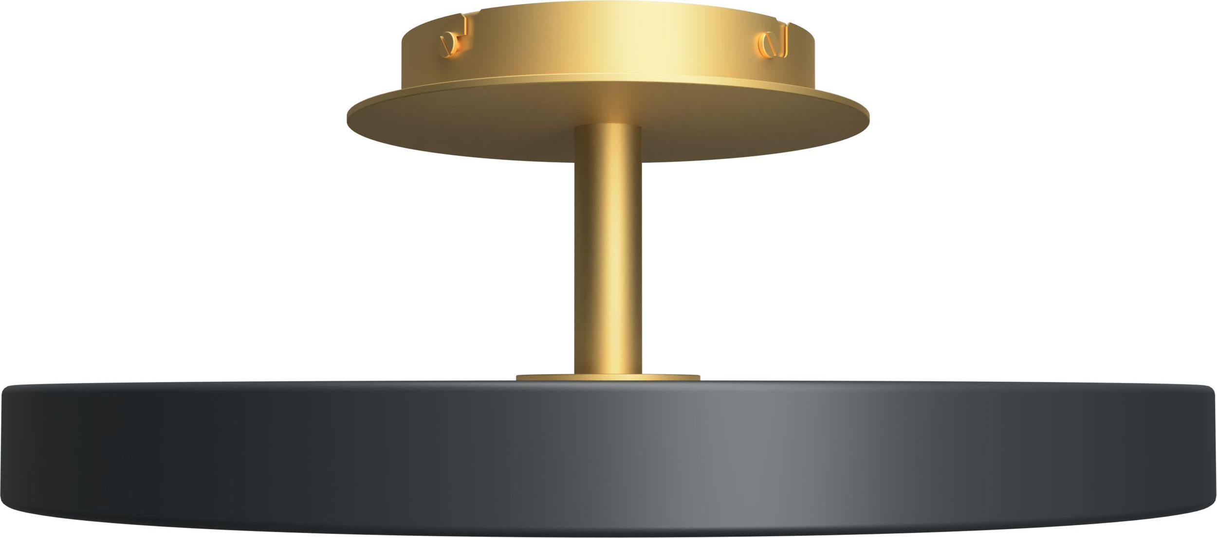 Lampa sufitowa Asteria Up 43 cm antracytowa