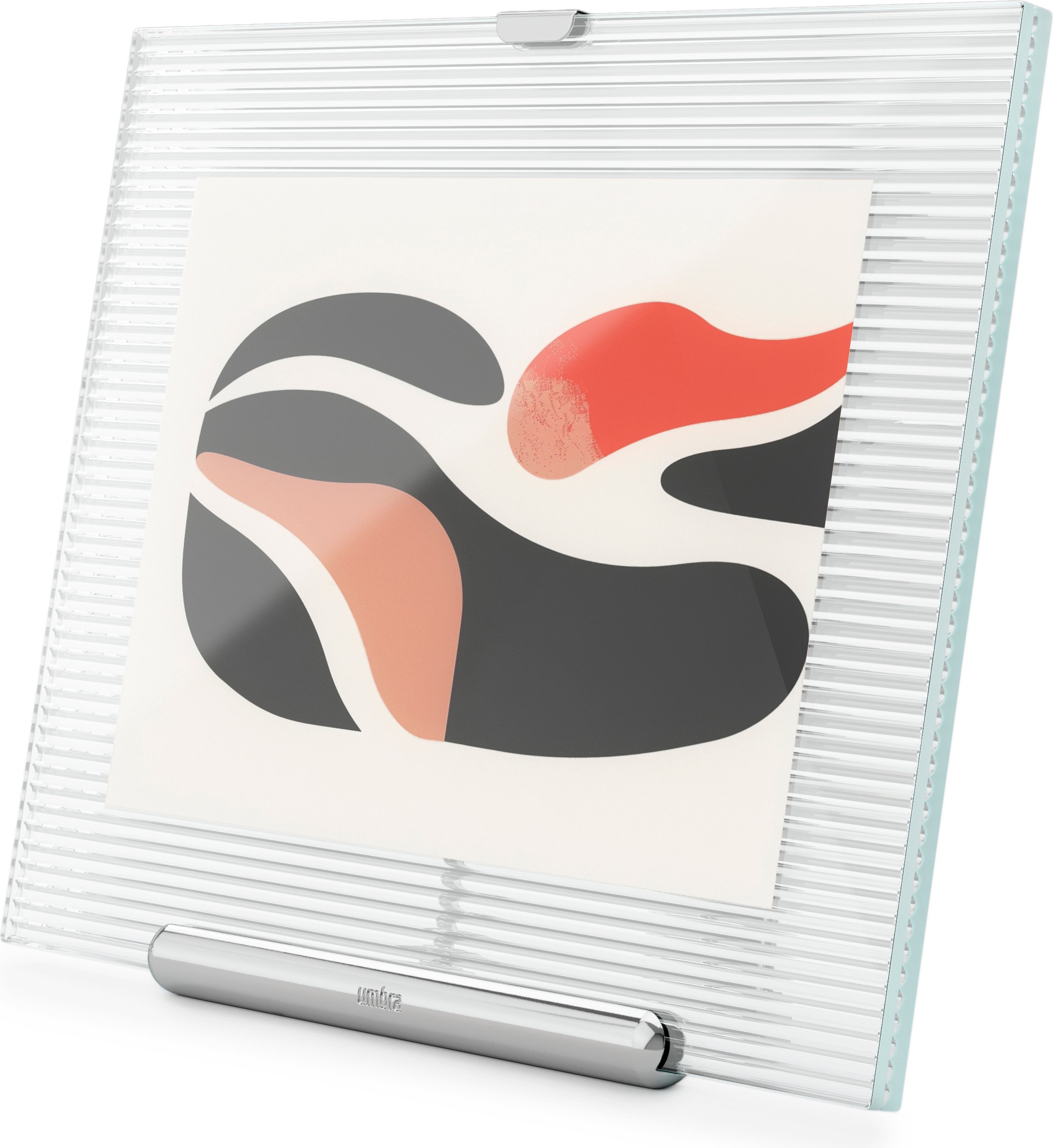 Ramka na zdjęcia Flute 13 x 18 cm srebrna