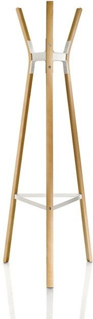 Wieszak stojący Steelwood naturalne drewno