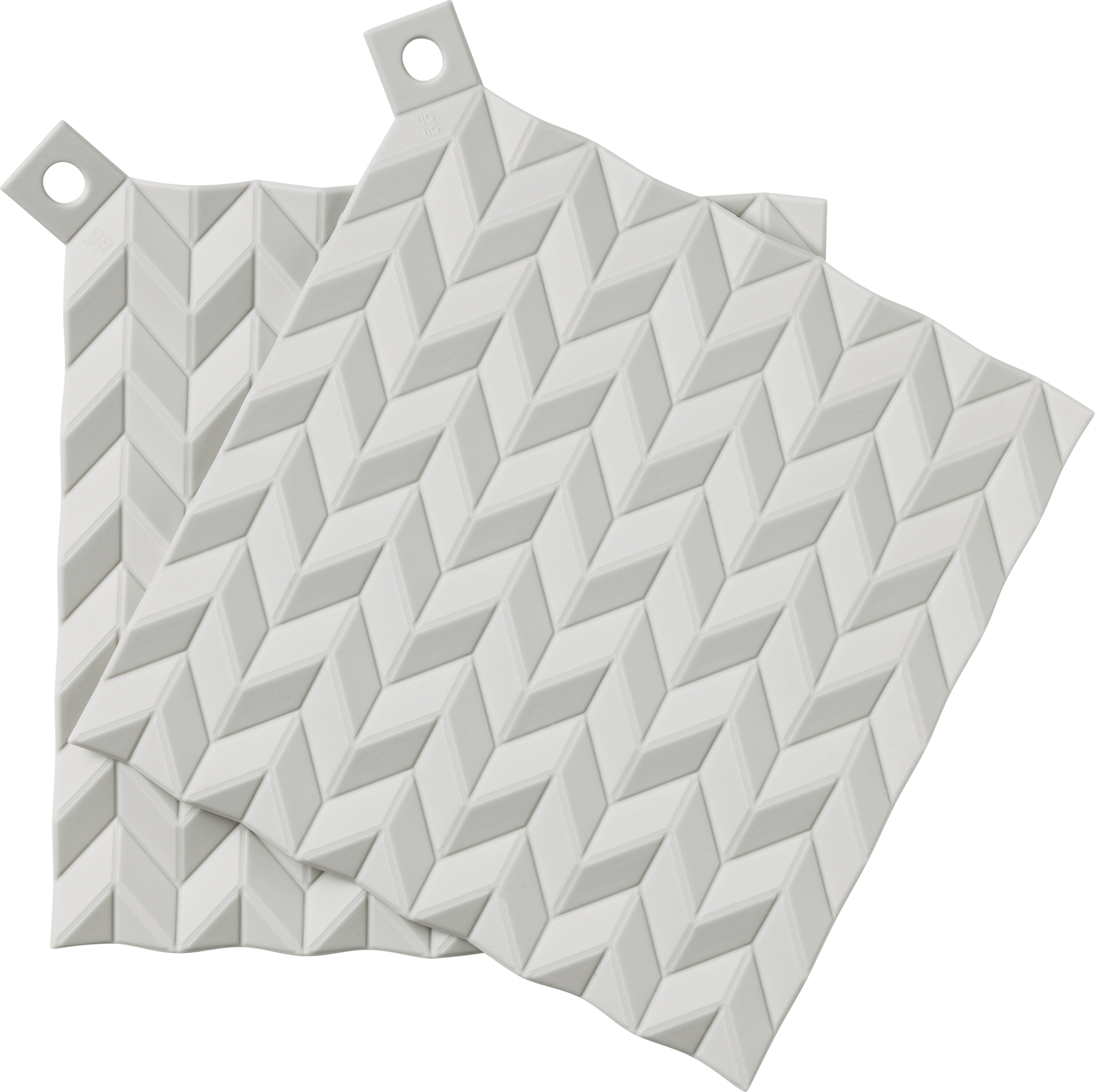 Podstawki pod gorące naczynia Hold-on jasnoszare 2 szt.