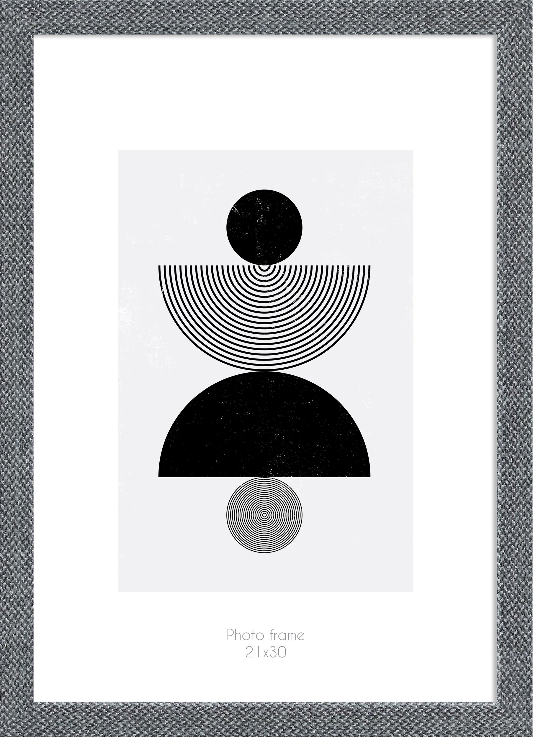 Ramka na zdjęcia Kyoto 21 x 30 cm szara