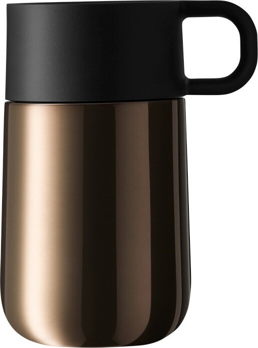 Kubek termiczny Impulse 330 ml złotobrązowy z uchem