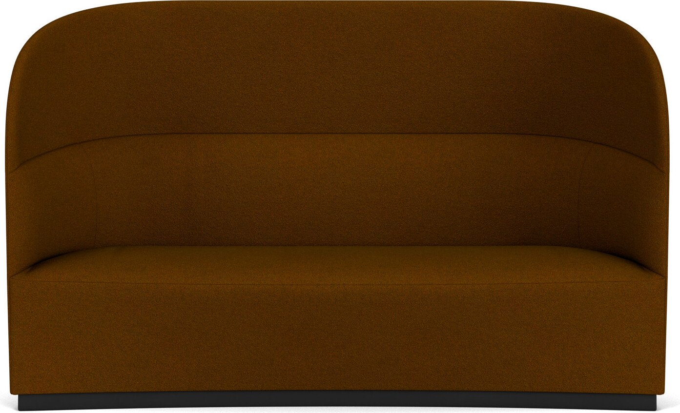 Sofa z wysokim oparciem Tearoom 190 cm brązowy z gniazdkiem USB