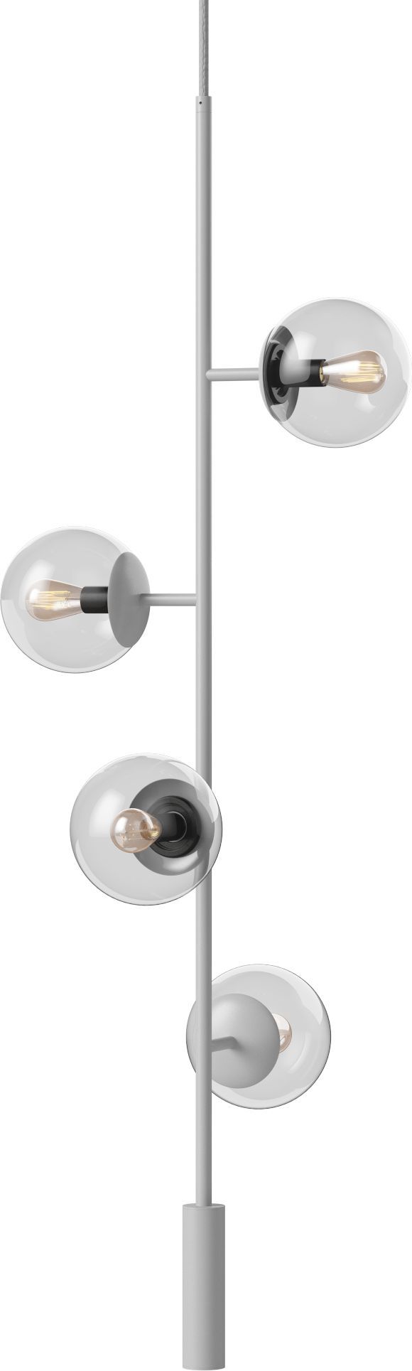 Lampa wisząca Orb szara