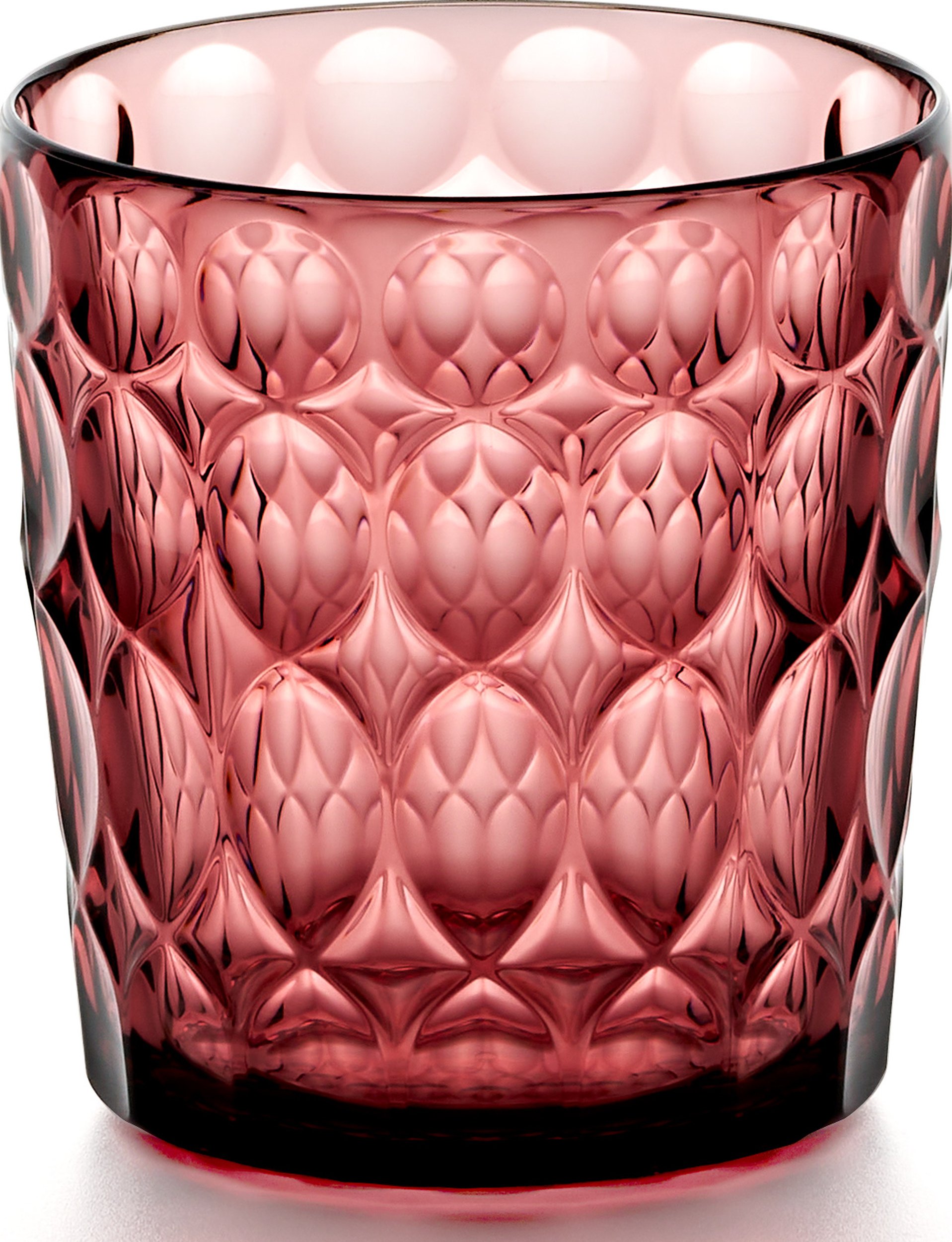 Szklanka Vanity N°1 niska 360 ml fiołkoworóżowa