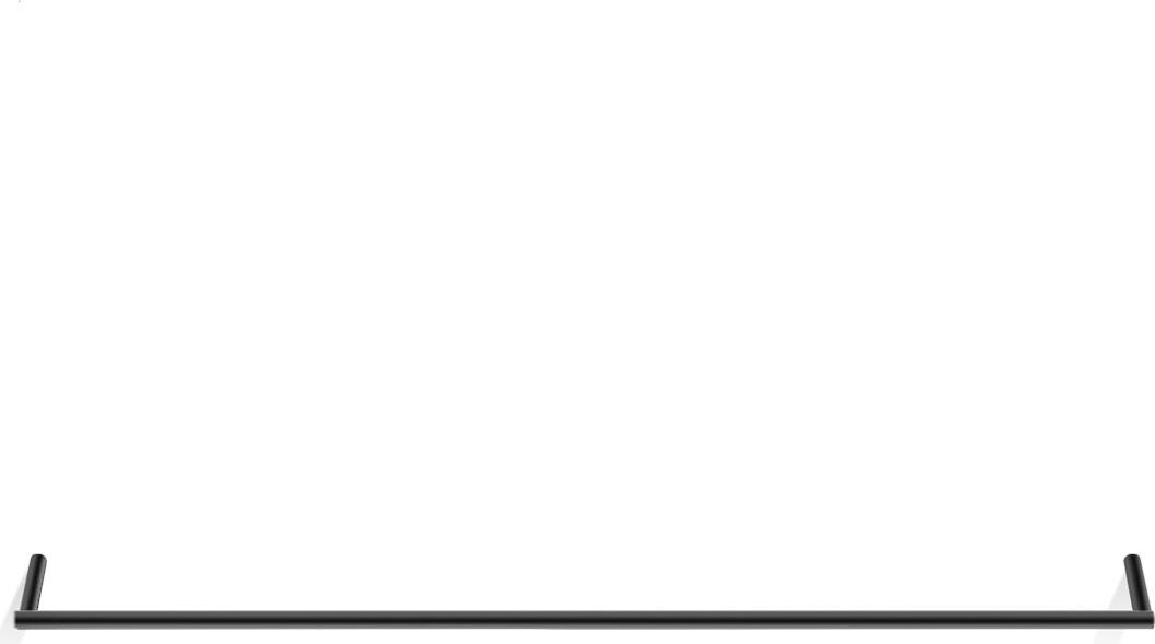 Wieszak reling na ręczniki Mikado 80 cm czarny mat