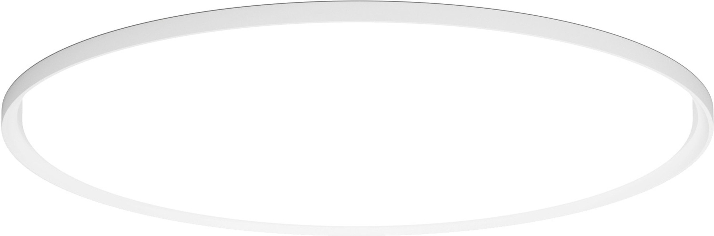 Plafon Slim Round Recessed LED 3000K HO 44 cm biały z dyfuzorem pryzmatycznym sterowanie oświetleniem Dali