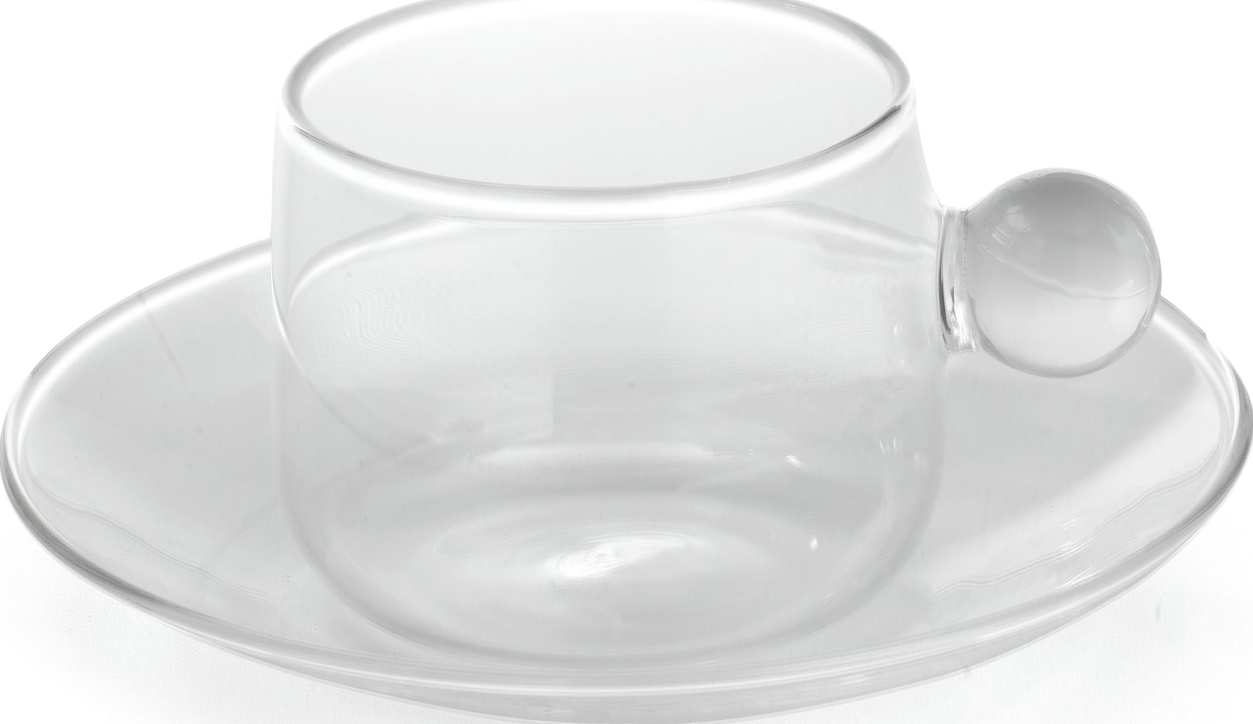 Filiżanka do kawy Bilia 120 ml biała ze spodkiem