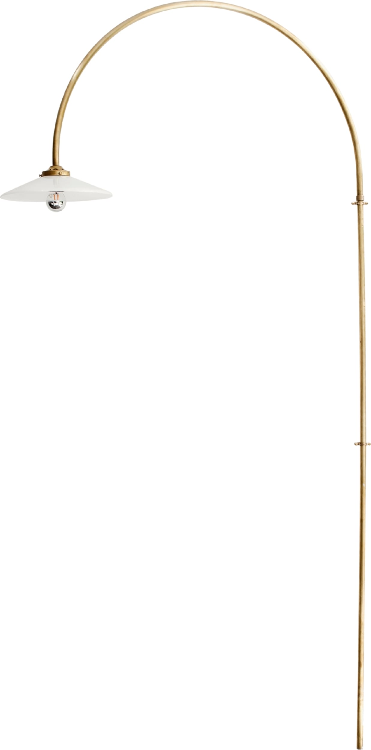 Lampa ścienna N°2 180 cm mosiądz