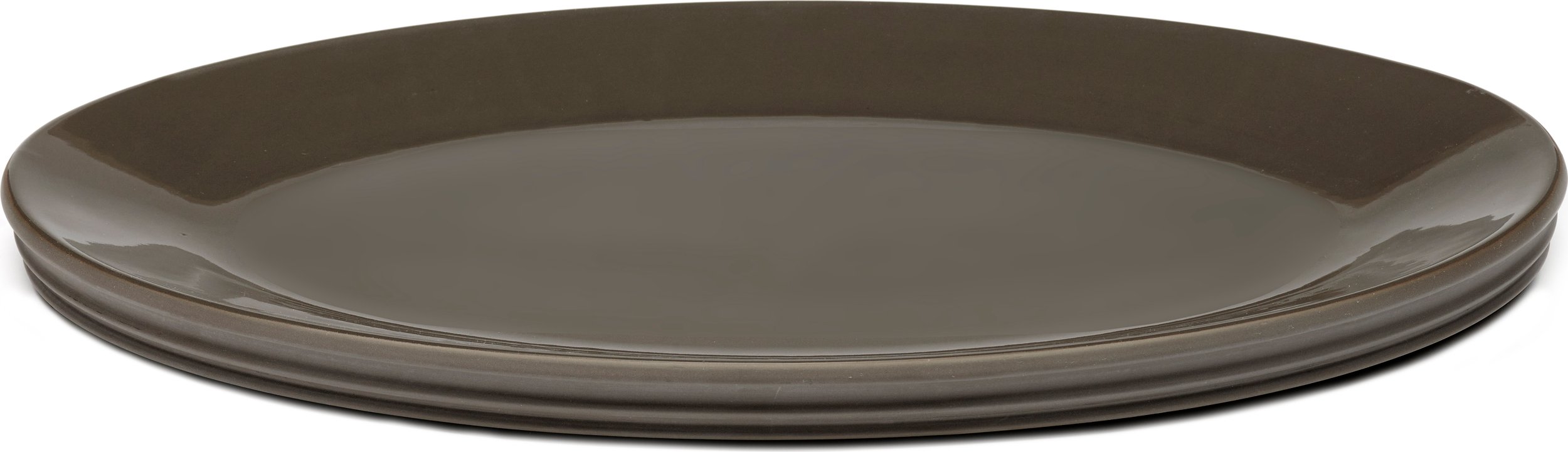 Talerz do serwowania Dune owalny 57 cm brązowy