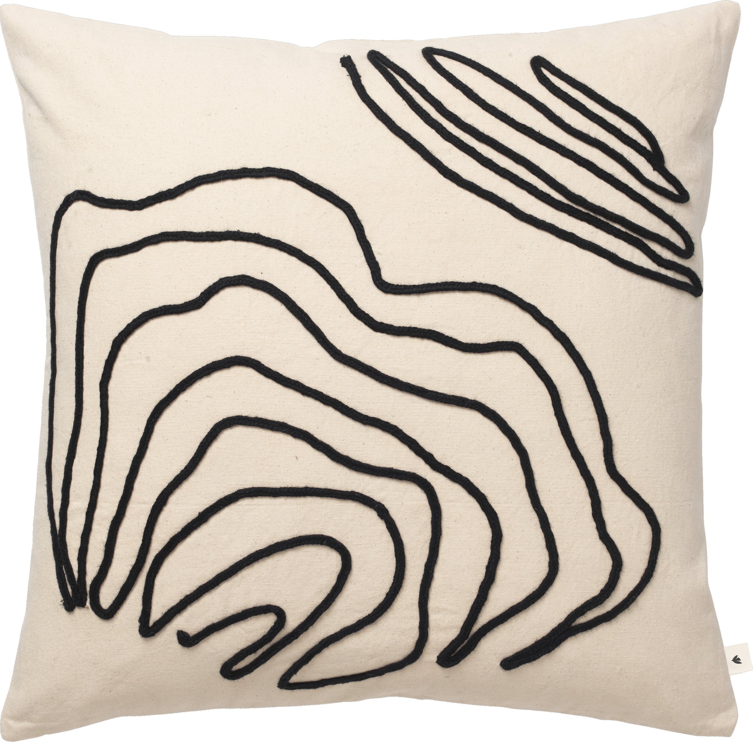 Poduszka dekoracyjna Jot 50 x 50 cm kremowa