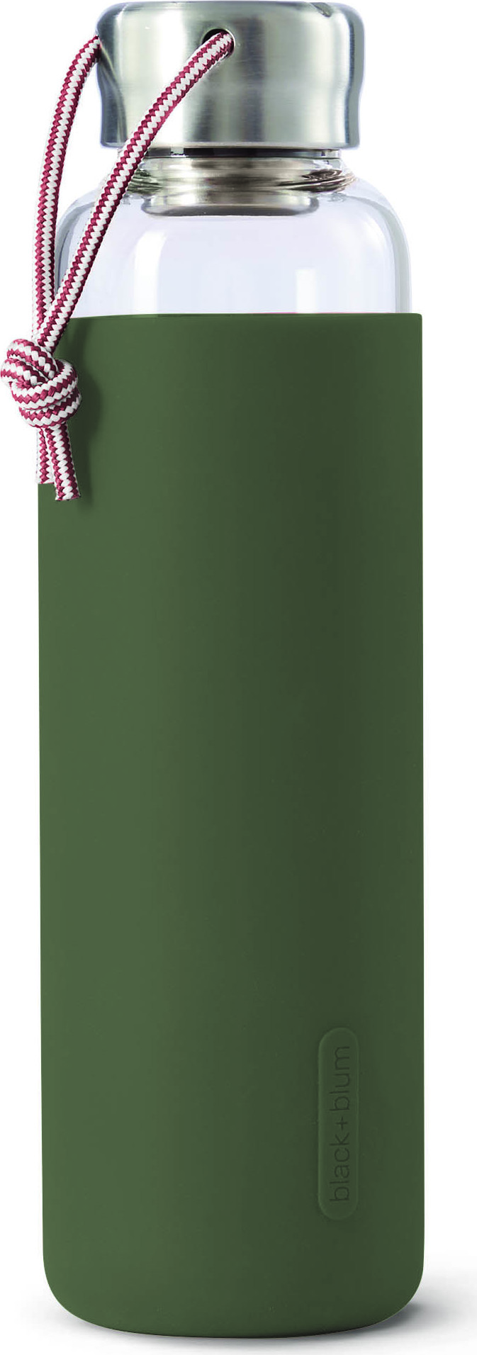 Butelka na wodę Black+Blum 0,6 l oliwkowa szklana