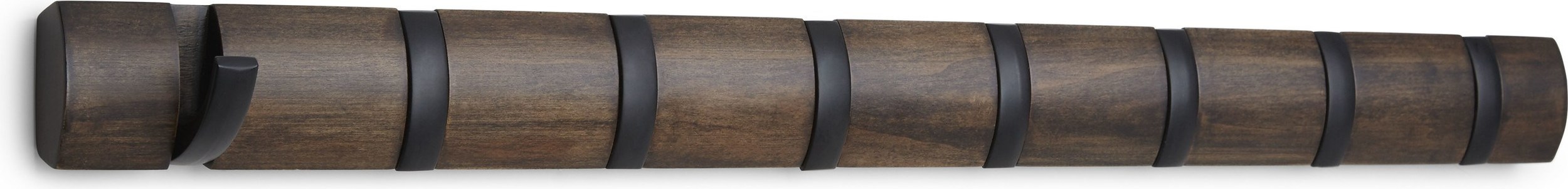 Wieszak listwa Flip długi orzechowy