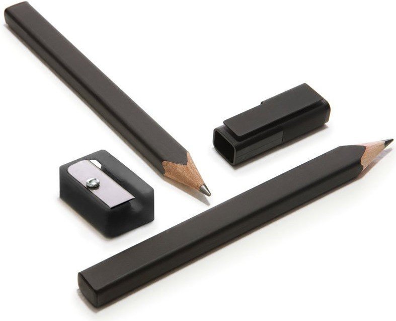 Ołówki Moleskine w zestawie z temperówką