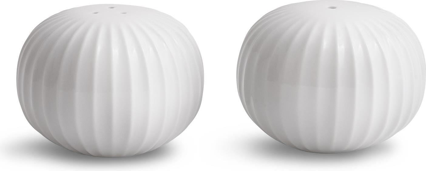 Solniczka i pieprzniczka Hammershøi białe 2 el.