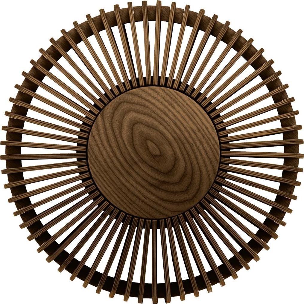 Kinkiet Clava Up 35 cm ciemny dąb