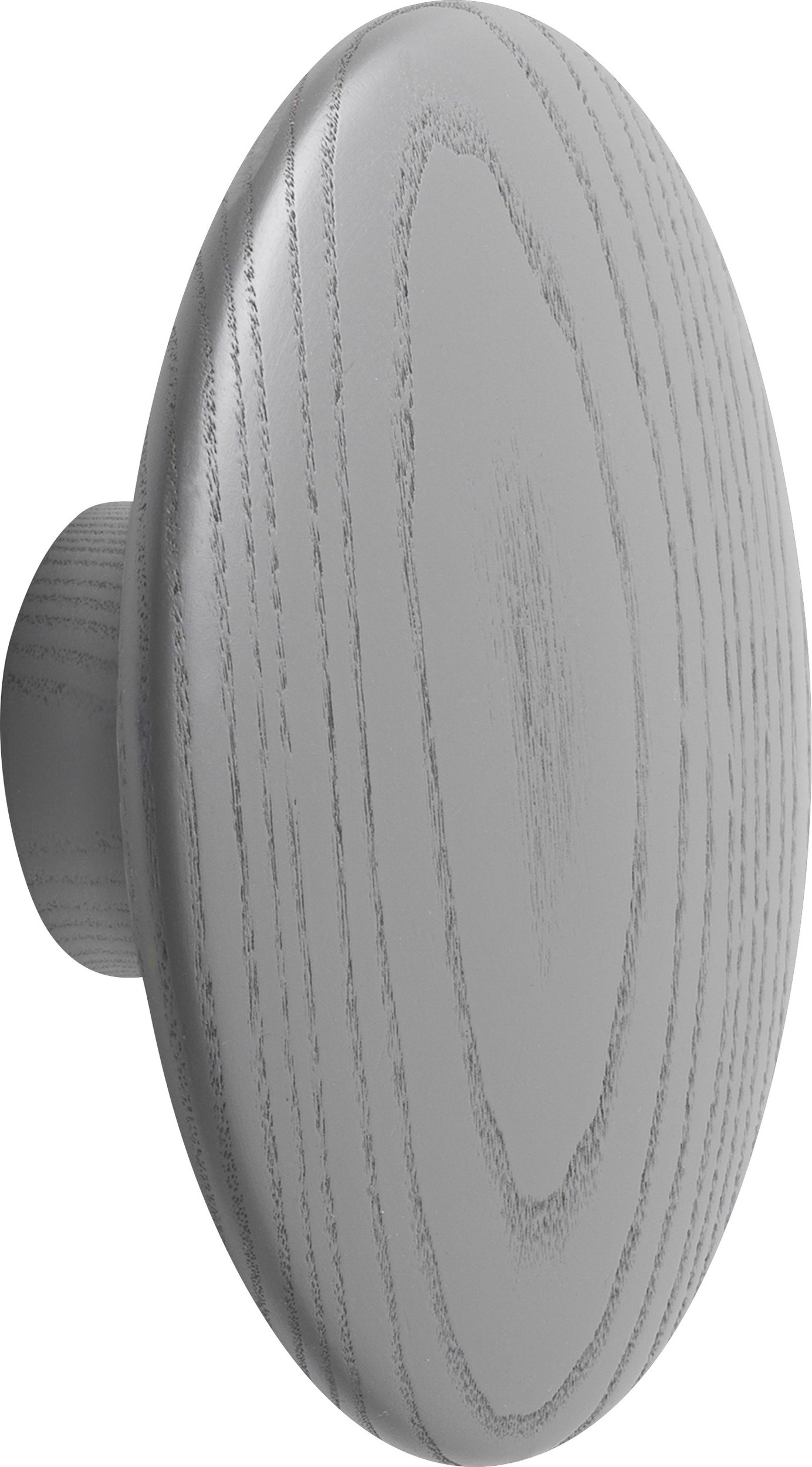 Haczyk ścienny Dots Wood 13 cm ciemnoszary