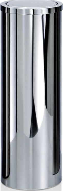 Kosz na śmieci łazienkowy Decor Walther okrągły 60 cm stal polerowana