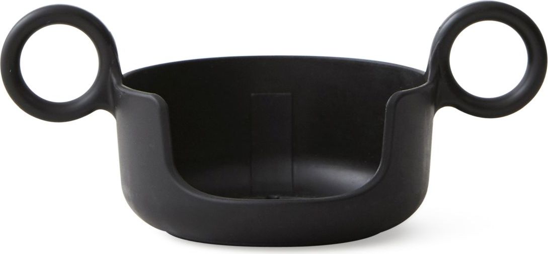 Uchwyt do kubka z melaminy Design Letters czarny