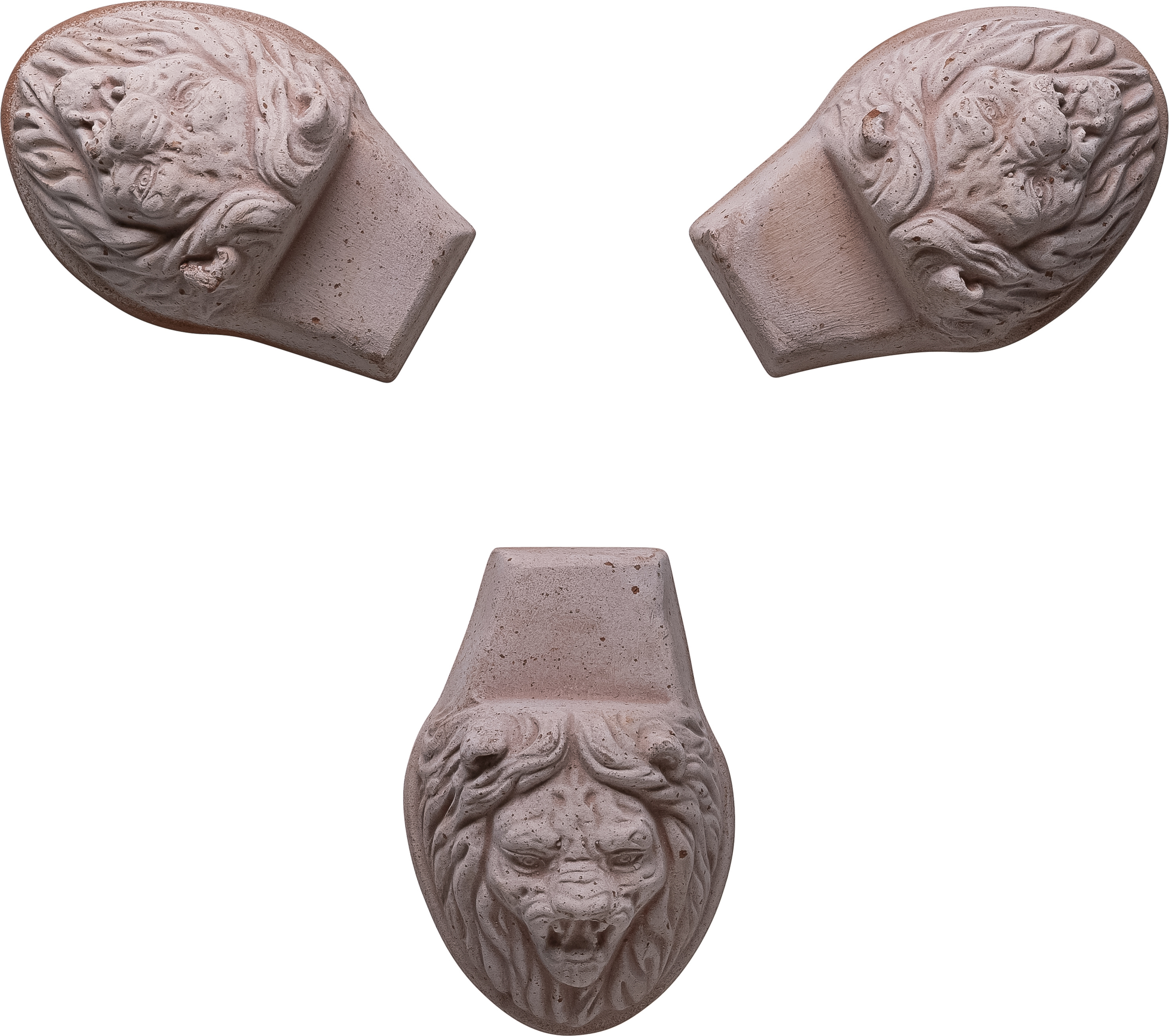 Nóżki pod doniczkę Bergs Potter Lion Head różowe