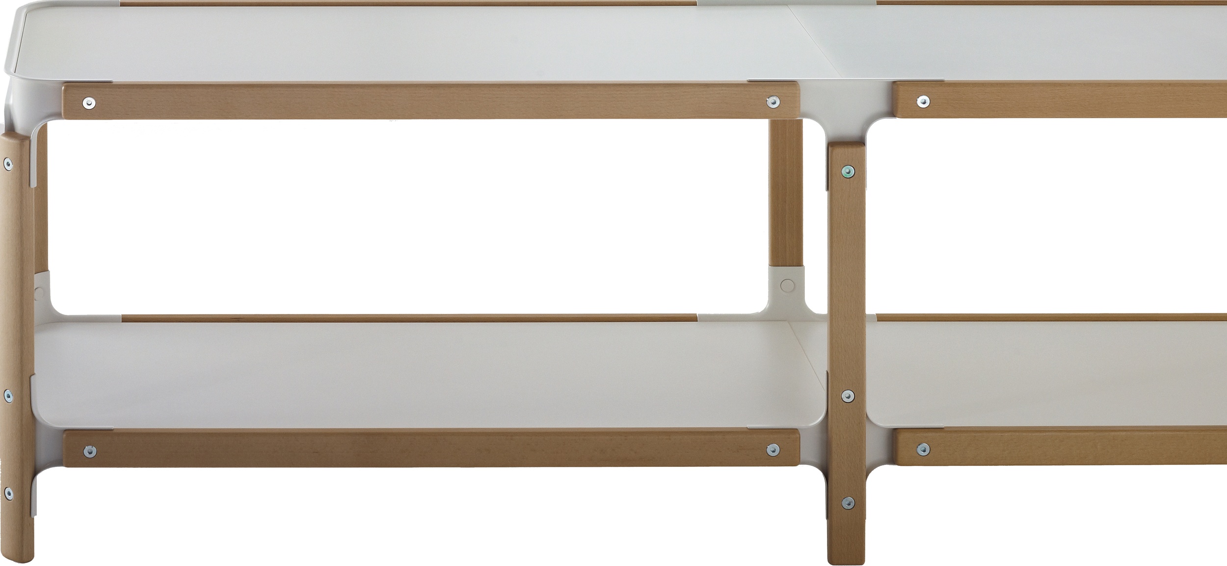 Regał do systemu modułowego Steelwood naturalny buk