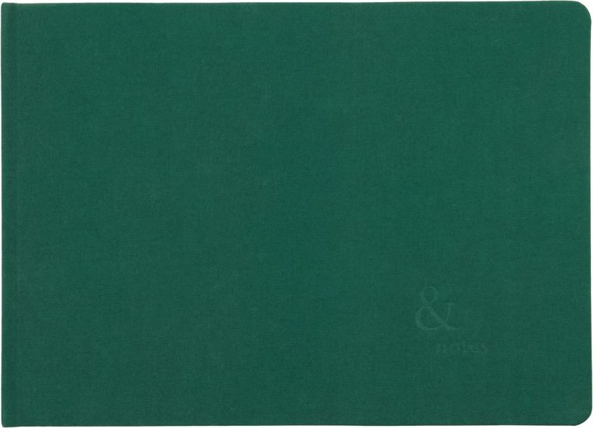 Notes Guest poziomy A4 ciemnozielony
