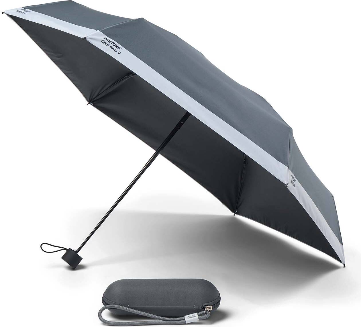 Parasolka Pantone Travel szara z etui