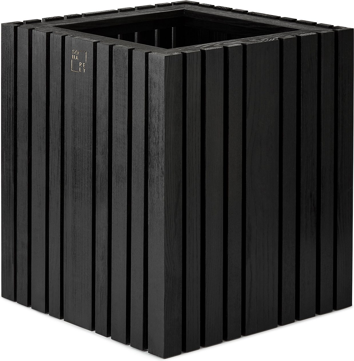 Doniczka samonawadniająca GrowBIG czarny jesion