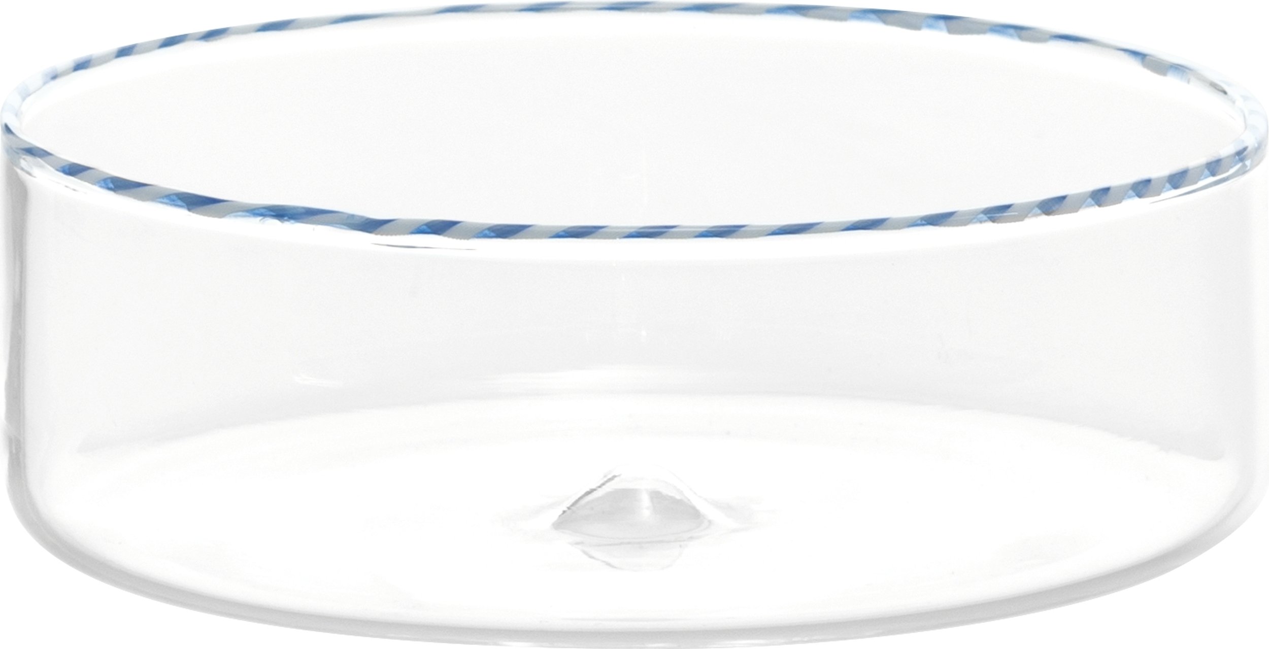 Miska Intrecci 900 ml biało-niebieska