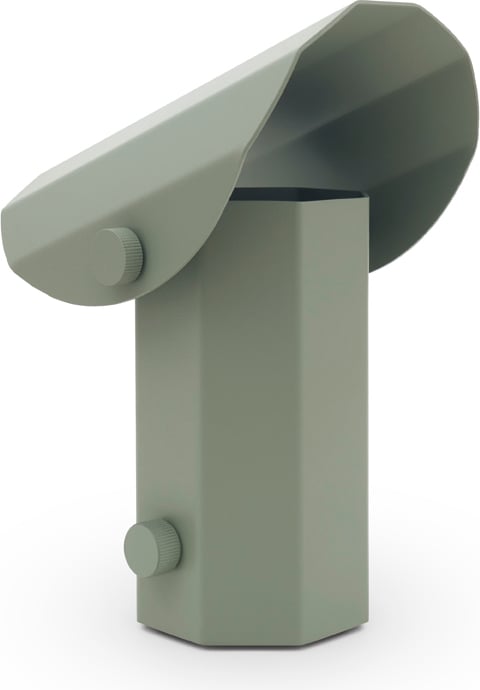 Lampa stołowa Apolin 18 cm szałwiowa zieleń