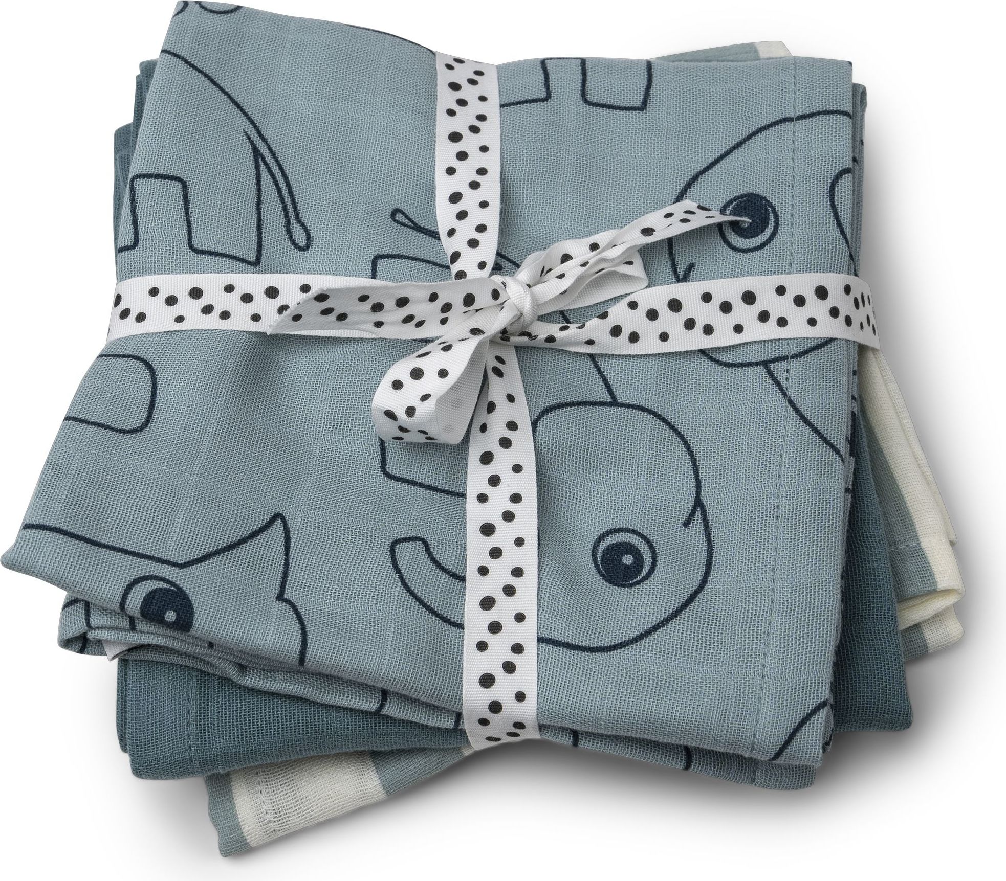 Pieluszki Deer Friends niebieskie 3 szt.