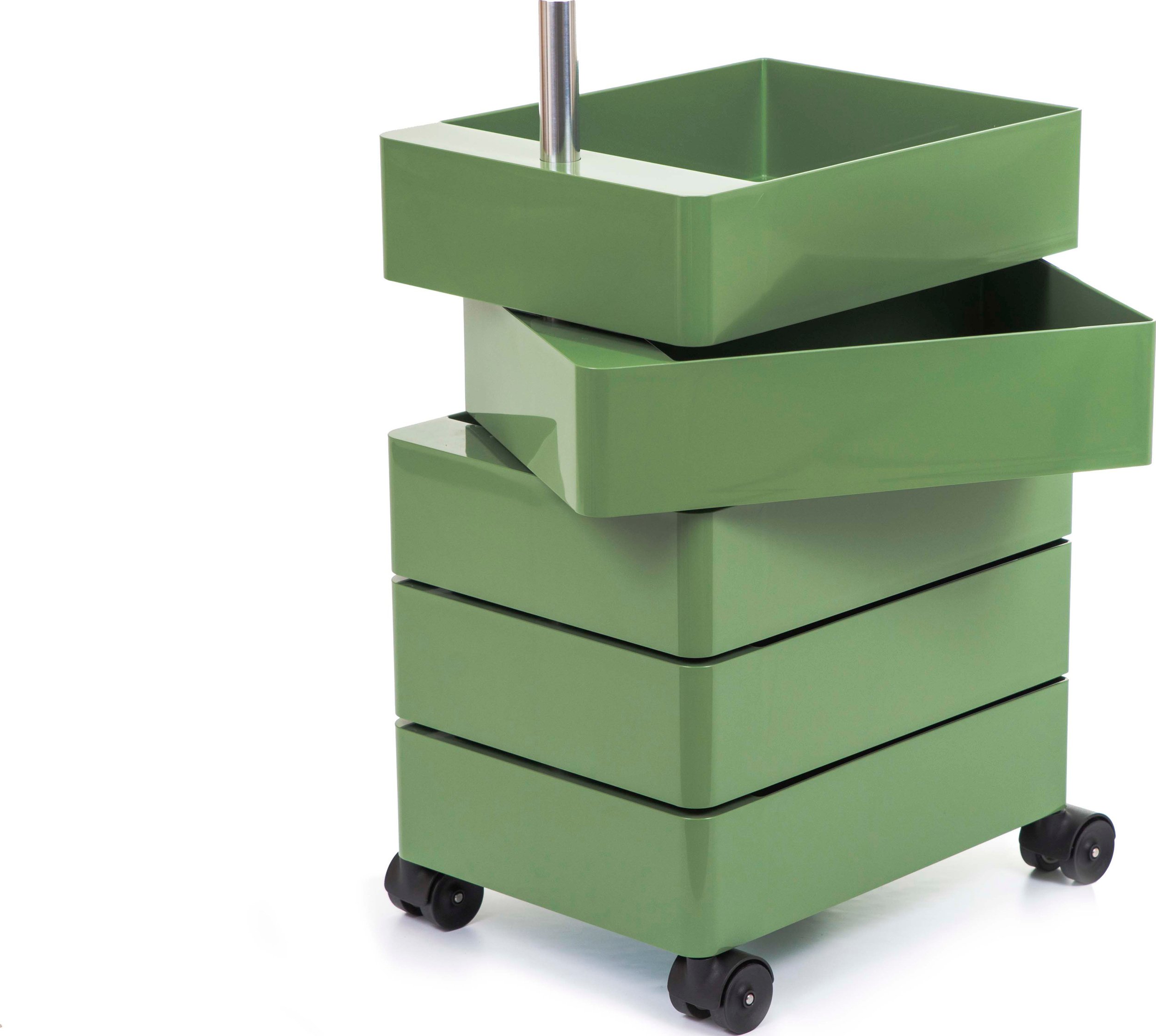 Kontenerek pod biurko z 5 szufladami Magis 360 zielony