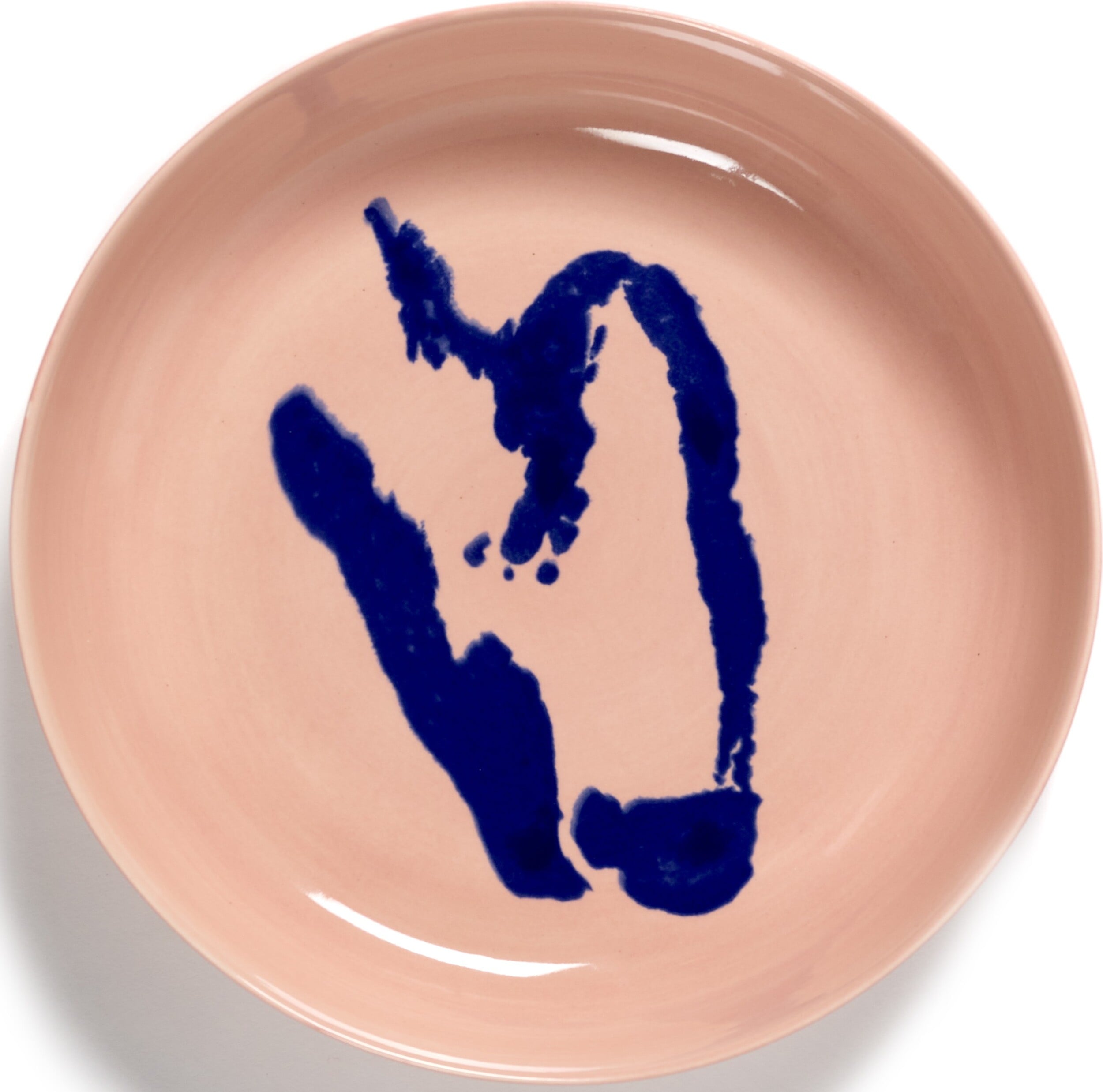 Talerze głębokie Feast Pepper 22 cm różowo-niebieskie 2 szt.