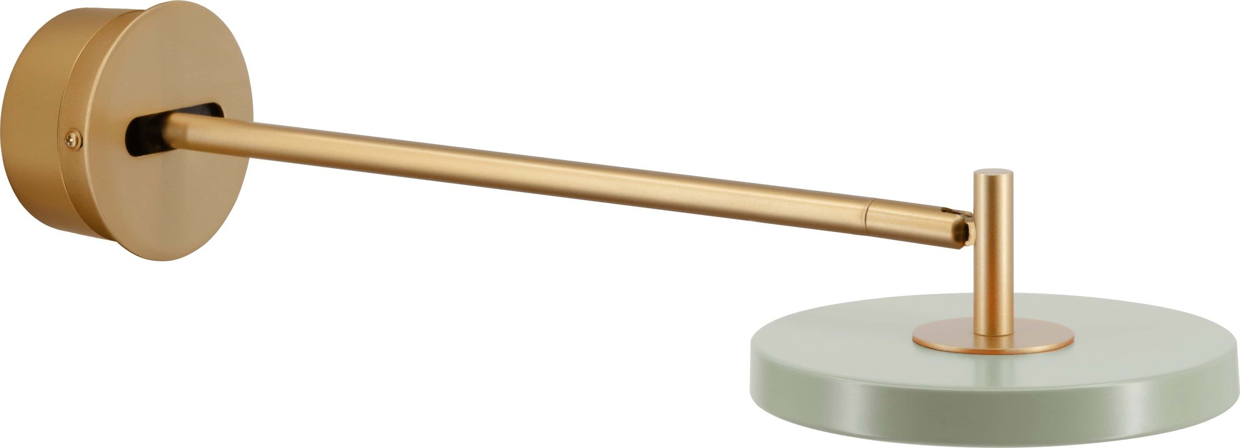 Kinkiet Asteria 44,6 cm oliwkowy z zawieszeniem ściennym