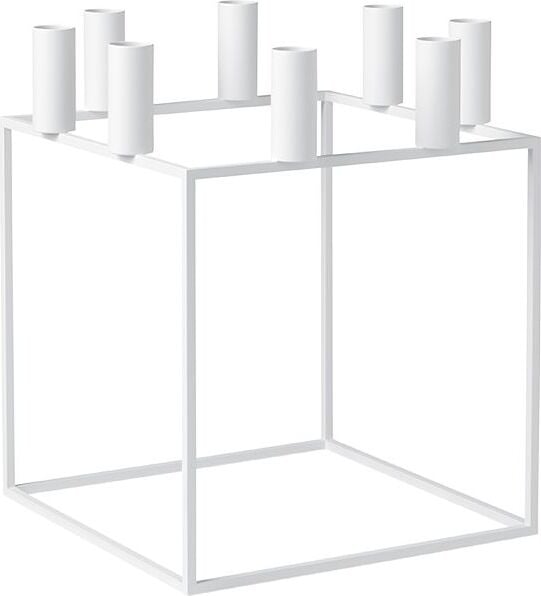 Świecznik Kubus 8 biały