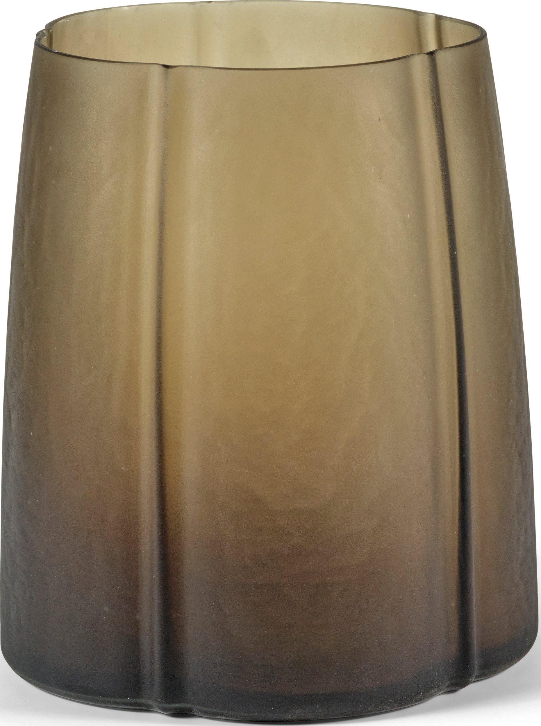 Wazon Shapes 26 cm brązowy