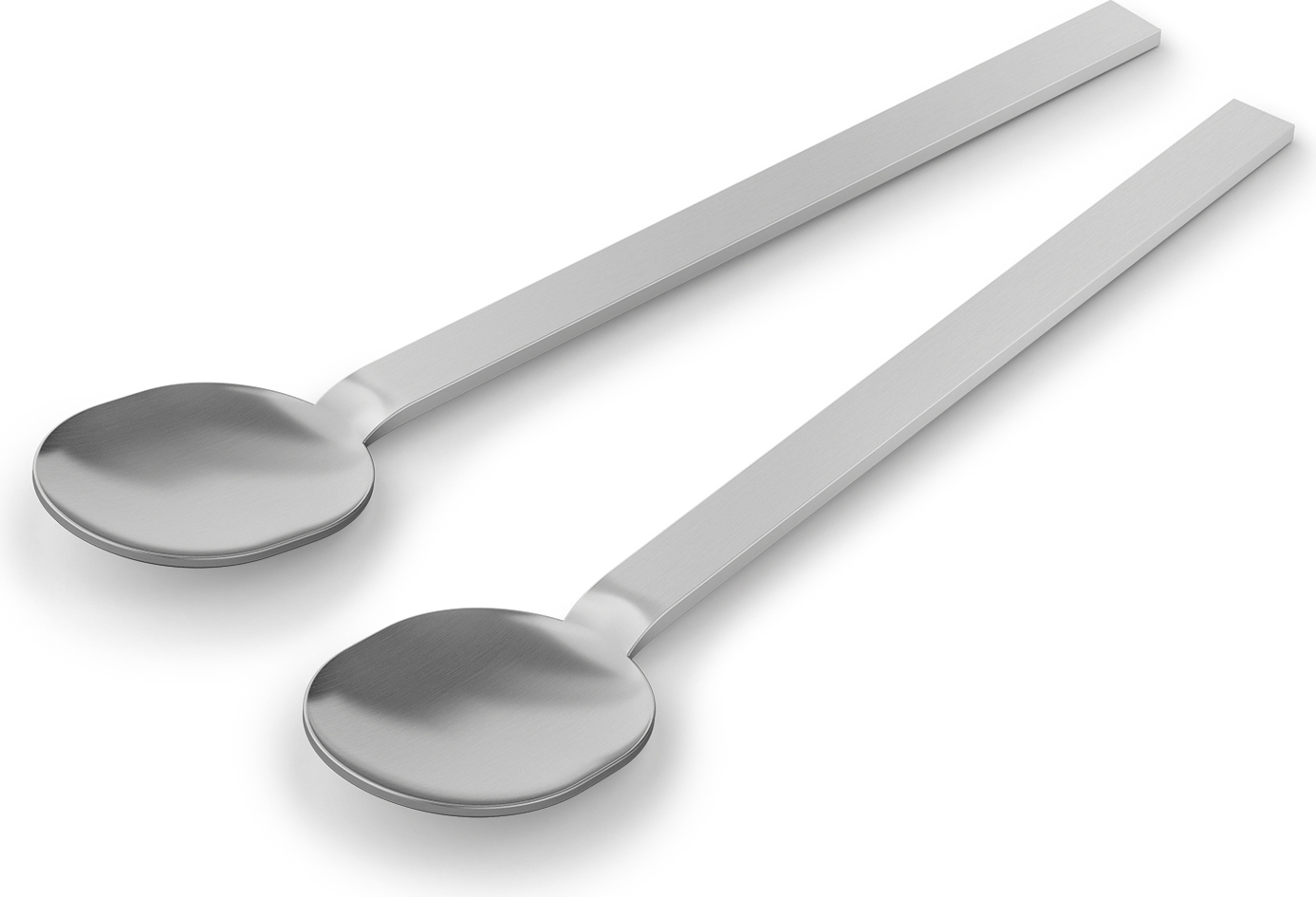 Łyżeczki do kawy Menoa 2 szt. stal matowa