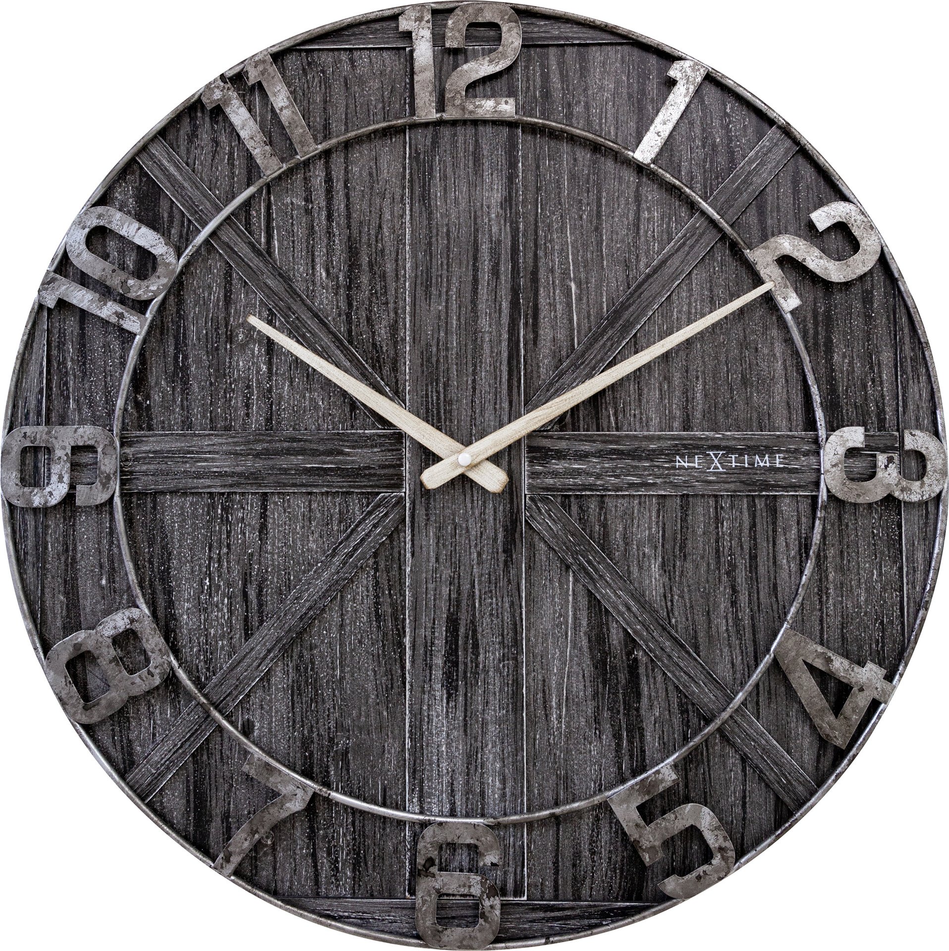 Zegar ścienny York czarny