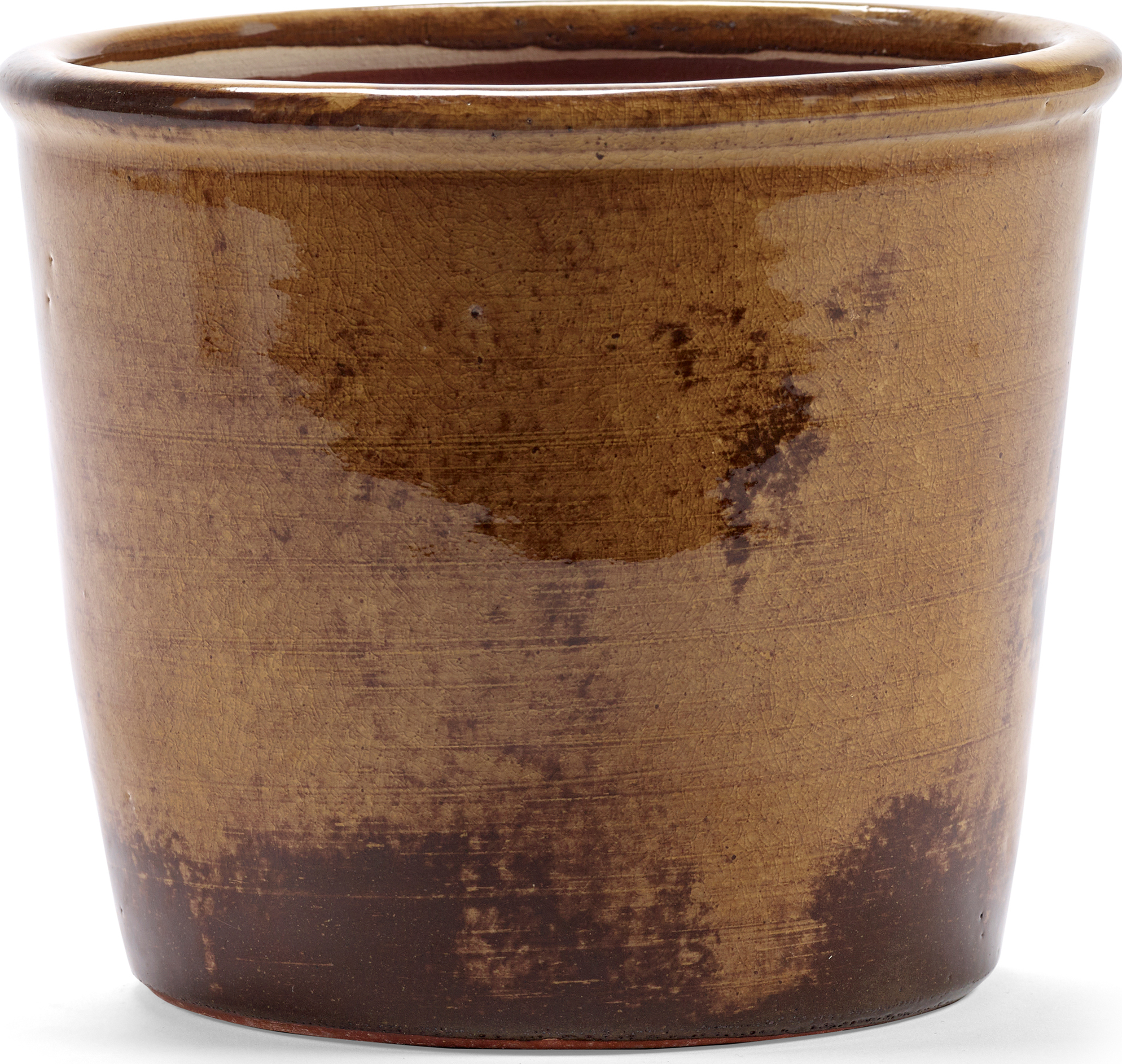 Doniczka Glazed Shades 20 cm rdzawa