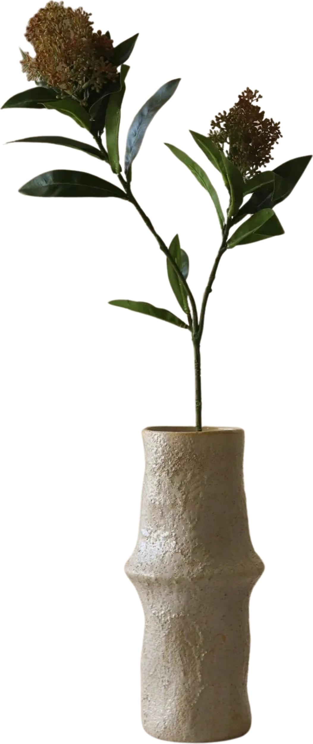 Kwiat sztuczny Botane skimmia 73 cm różowa