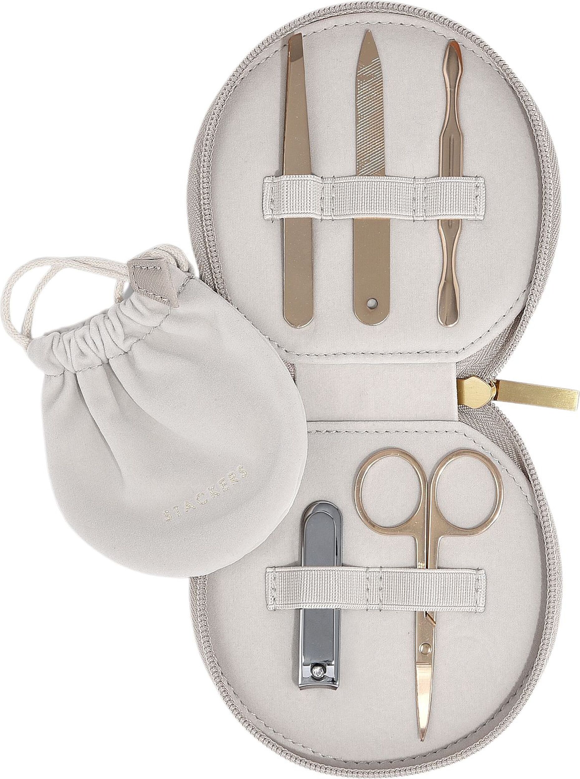 Akcesoria do manicure Stackers taupe 7 el.