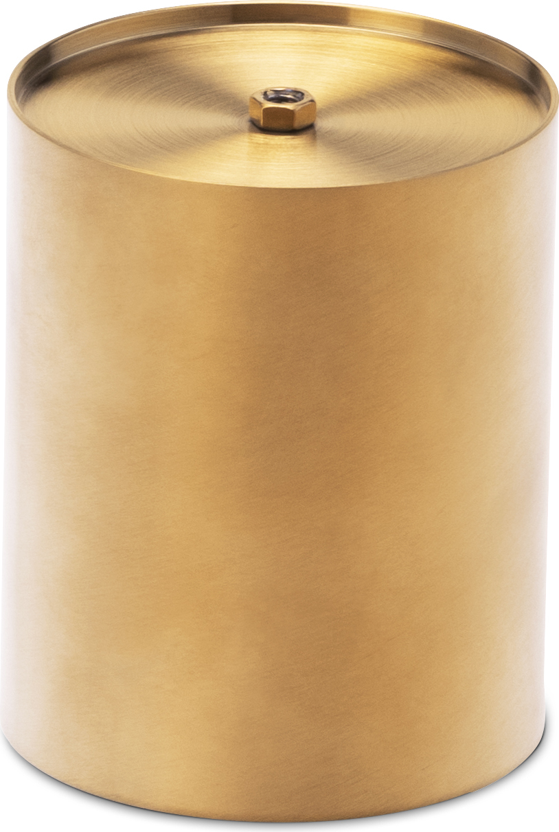 Podwyższenie do dużej latarni Spin złote