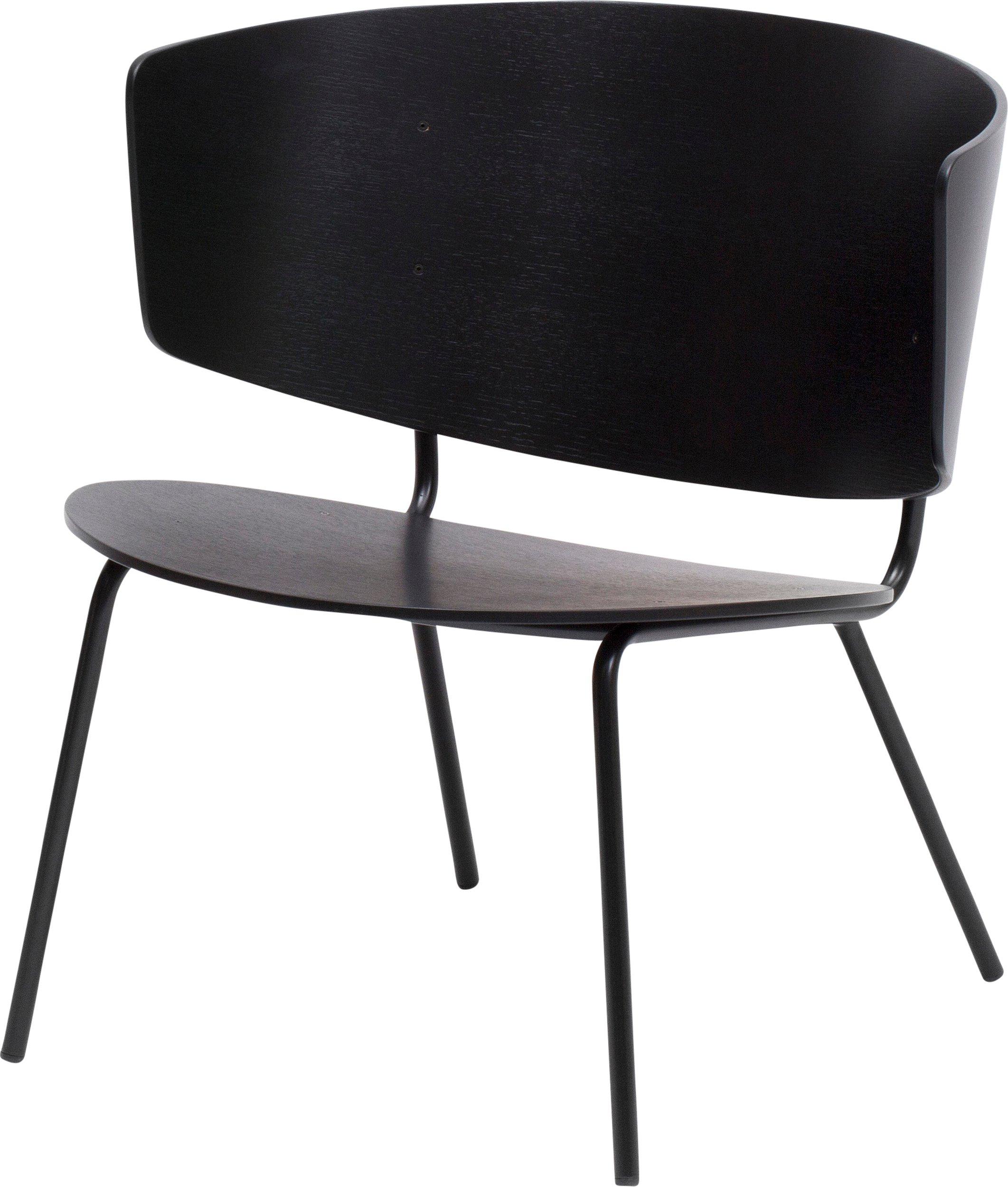 Krzesło Herman 68 cm czarny jesion